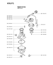 Схема №2 F8674210(0) с изображением Корпусная деталь для электрокофеварки Krups MS-0904026