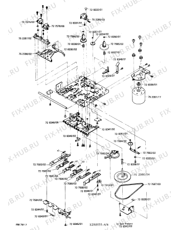 Взрыв-схема аудиотехники Siemens RM7917 - Схема узла 04
