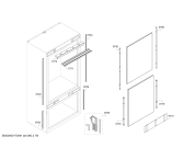 Схема №6 T30BB810SS с изображением Выдвижной ящик для холодильника Bosch 00771816