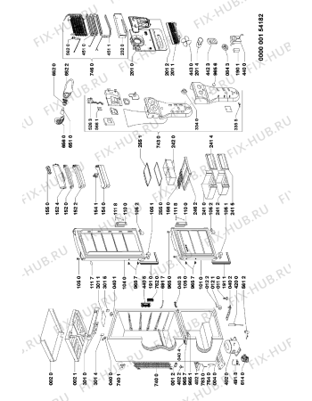 Схема №2 KGNA 305/WH с изображением Фитинг для холодильника Whirlpool 481246228896