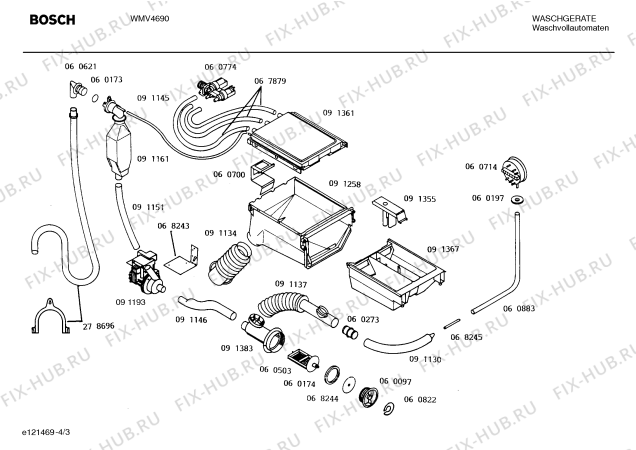 Схема №2 V1003NIROS с изображением Кнопка для стиралки Bosch 00060514
