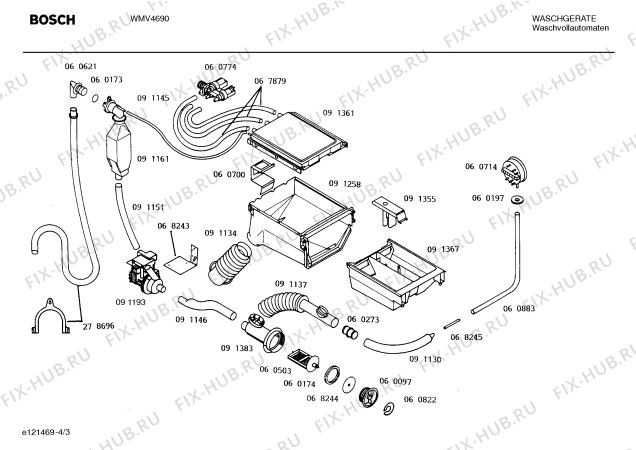 Схема №2 V2900INOX с изображением Мотор для стиральной машины Bosch 00140956