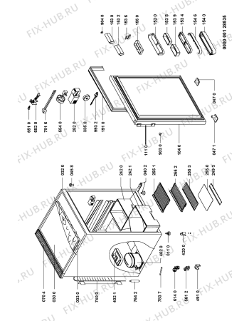 Схема №1 KRA-A SYMPHONY 60 с изображением Декоративная панель для холодильной камеры Whirlpool 481244010964