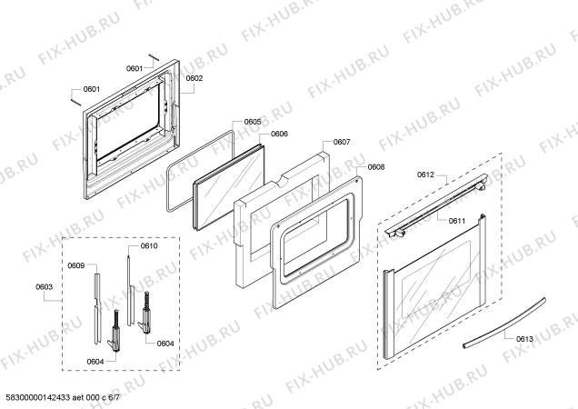 Схема №2 HDS7052C с изображением Провод для плиты (духовки) Bosch 00423472