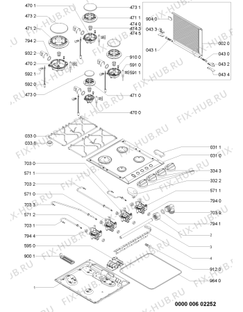 Схема №1 AKL710IX8 (F091788) с изображением Руководство для электропечи Indesit C00356307
