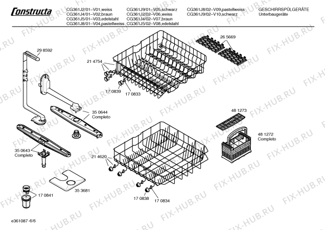 Схема №5 CG361J4 с изображением Ручка выбора программ для посудомойки Bosch 00183107