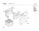 Схема №3 HEE626CNN с изображением Передняя часть корпуса для духового шкафа Bosch 00272303