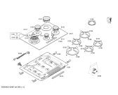 Схема №1 PCQ785GNL ENC.PCQ785GNL 4W+1W(BANDERA) BO75F PIANO с изображением Варочная панель для плиты (духовки) Bosch 00680419