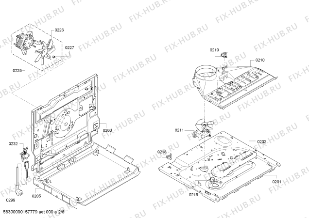 Схема №3 HBA23R160R с изображением Панель управления для плиты (духовки) Bosch 00706421