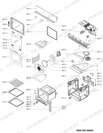 Схема №1 BSZ 8009/SW с изображением Обшивка для духового шкафа Whirlpool 481245240236