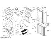 Схема №3 KG29FA40 с изображением Ручка двери для холодильной камеры Siemens 00679405