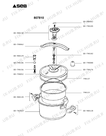 Схема №1 807810 с изображением Сотейника Seb SS-980129