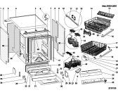 Схема №3 DWF70N (F029795) с изображением Дисплей для посудомоечной машины Indesit C00096122