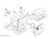 Схема №3 HBG56B650T с изображением Модуль управления, запрограммированный для электропечи Bosch 00740495