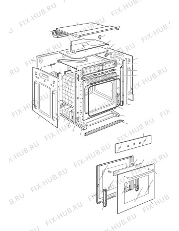 Схема №1 LMFWII с изображением Кабель для плиты (духовки) DELONGHI 1131362