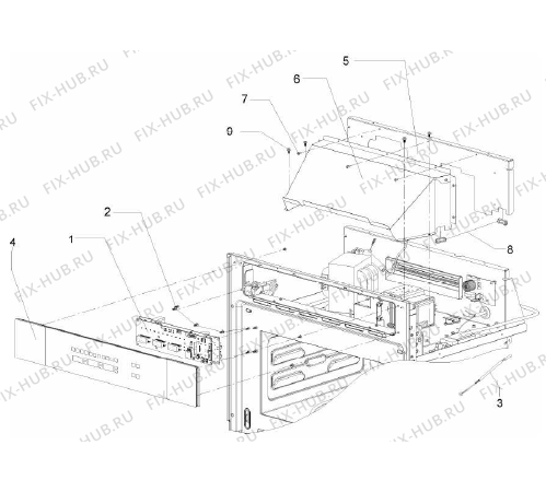 Взрыв-схема микроволновой печи Gorenje CBM9000E (166661, BT32CF2) - Схема узла 08