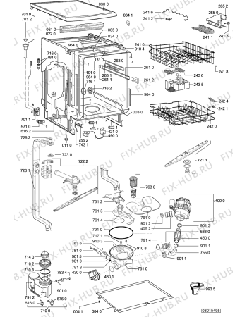 Схема №2 ADP 5447 IX с изображением Микромодуль для посудомойки Whirlpool 481221838679