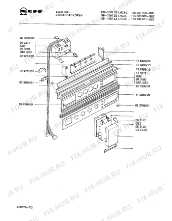 Схема №3 195301976 GB-1067.53LHCSG с изображением Пружина для плиты (духовки) Bosch 00082620