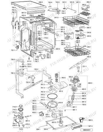 Схема №1 ADP 6945 IXM с изображением Модуль (плата) управления для посудомоечной машины Whirlpool 481221479519