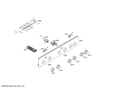 Схема №3 HSV746055T с изображением Крепеж для духового шкафа Bosch 00613570