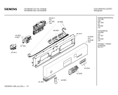 Схема №2 SE54M550EU с изображением Передняя панель для посудомойки Siemens 00439943