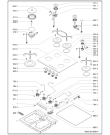 Схема №1 AKT 424/MR с изображением Шланг для плиты (духовки) Whirlpool 481253049099