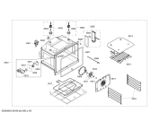 Схема №5 HB30S51UC с изображением Дверь для электропечи Siemens 00479473