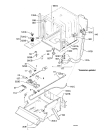 Схема №1 FAV5560I-M с изображением Держатель для электропосудомоечной машины Aeg 1530222098