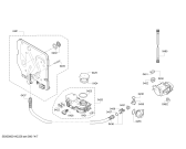 Схема №6 SKS50E18EU с изображением Корпус для электропосудомоечной машины Bosch 00684334