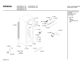 Схема №2 KS40U600IE с изображением Дверь для холодильной камеры Siemens 00236396