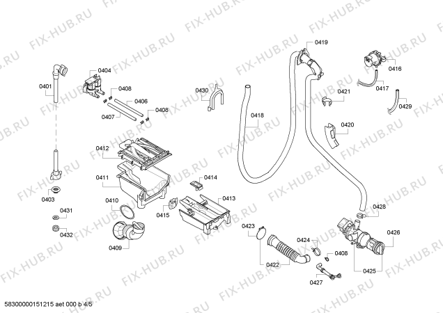 Схема №2 WAQ283M0SN с изображением Вкладыш для стиралки Bosch 00652756