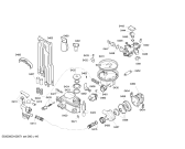 Схема №1 SGU56M25SK с изображением Передняя панель для электропосудомоечной машины Bosch 00442640