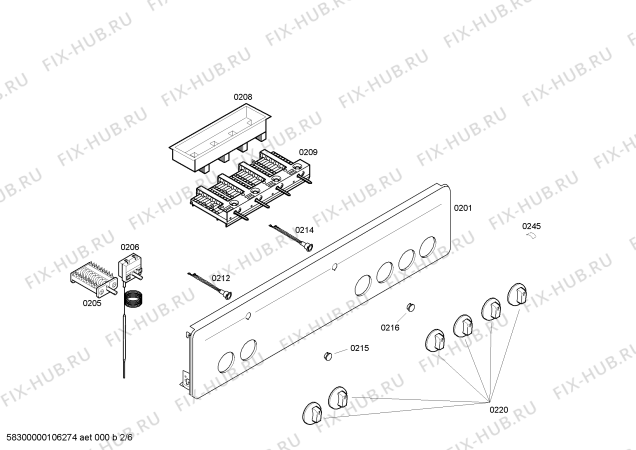 Схема №4 CH11870 с изображением Ручка двери для плиты (духовки) Bosch 00441946