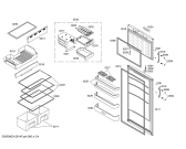 Схема №3 3FFB3710 с изображением Дверь для холодильника Bosch 00244456