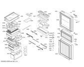 Схема №3 KKA28926TI с изображением Дверь для холодильника Bosch 00710917