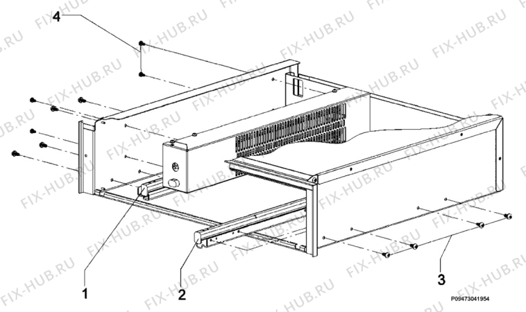 Взрыв-схема микроволновой печи Electrolux EED21600X/UK - Схема узла Section 3