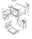 Схема №4 X252EW (F032810) с изображением Обшивка для духового шкафа Indesit C00228777