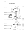 Схема №1 FG150811/9QB с изображением Часть корпуса для кофеварки (кофемашины) Moulinex SS-202644