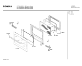 Схема №1 HF76240GB с изображением Передняя панель для свч печи Siemens 00093215