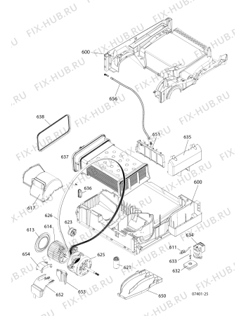 Схема №3 TCL785BPUK (F071212) с изображением Пластинка для стиралки Indesit C00280518