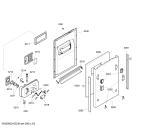 Схема №5 SF6CFE1GB с изображением Рамка для посудомоечной машины Bosch 00431586
