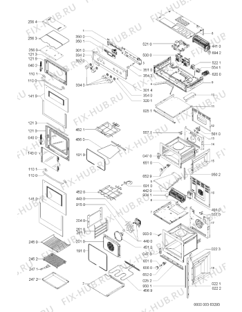 Схема №1 AKZ195IX02 (F092568) с изображением Инструкция по эксплуатации для плиты (духовки) Indesit C00371873