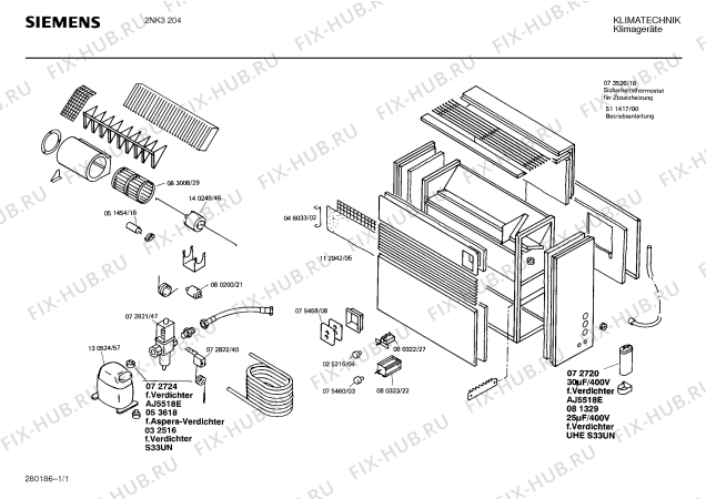 Схема №1 2NK3204 с изображением Дюза для вентиляции Bosch 00083008