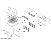 Схема №6 U17M72S0GB с изображением Панель управления для плиты (духовки) Bosch 00675552