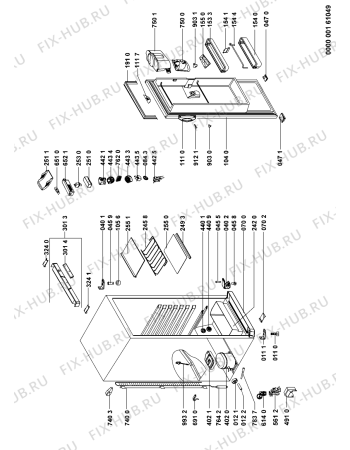 Схема №1 ARC185AQU1 (F091208) с изображением Наставление для холодильника Indesit C00346011