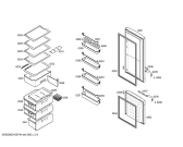 Схема №2 KGSMI3Y1 KF5650SD с изображением Дверь для холодильника Bosch 00243183