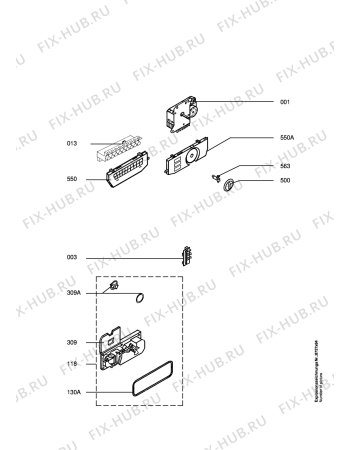 Взрыв-схема посудомоечной машины Juno JSI6560E - Схема узла Electrical equipment