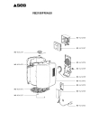 Схема №1 VB2150FR/AU0 с изображением Покрытие для дозатора напитков Seb MS-621199