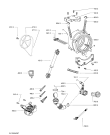 Схема №1 AWIC 10914 с изображением Клавиша для стиралки Whirlpool 481010383907