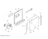 Схема №2 DF260160 с изображением Рамка для электропосудомоечной машины Bosch 00449764